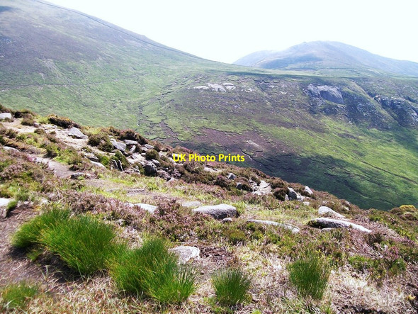 Photo 6"x4" Peat haggs below the Annalong Buttress viewed from Slieve Beg Newcastle\/J3732 c2010
