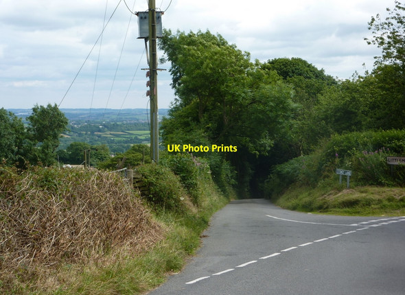 Photo 6"x4" The top of Stoney Lane Littlemoor\/SK3663 c2010
