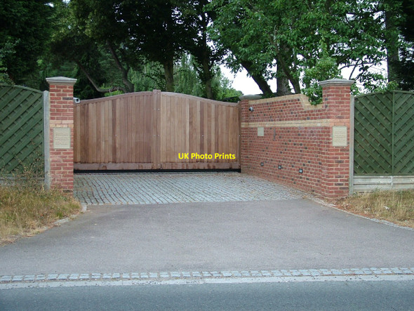 Photo 6"x4" Entrance to Rush Green Hall Ware\/TL3614 c2010