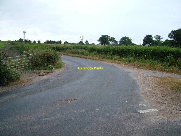 Photo 6"x4" Junction of Rush Green Lane and Downfield Road Ware\/TL3614 c2010