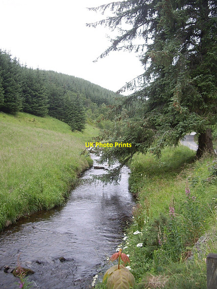 Photo 6"x4" Upstream Kirkney Water Rhynie\/NJ4927 c2010