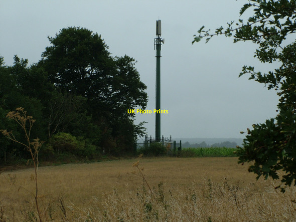 Photo 6"x4" Mobile phone mast Ware\/TL3614 c2010