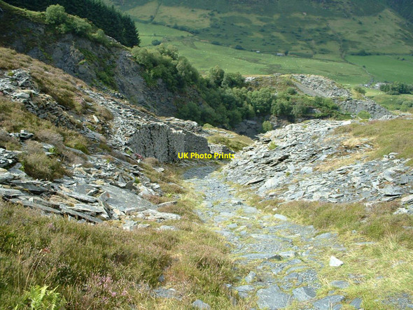 Photo 6"x4" Track beside Trwnc incline Cwm Penmachno\/SH7547 c2010