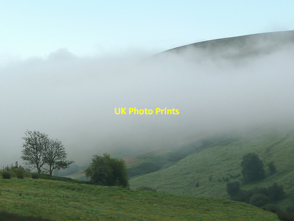 Photo 6"x4" Morning cloud in Cwm Doethie Fawr, Ceredigion Gouallt c2010