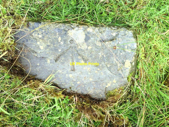 Photo 6"x4" Benchmark near Barbon Manor Barbon c2010
