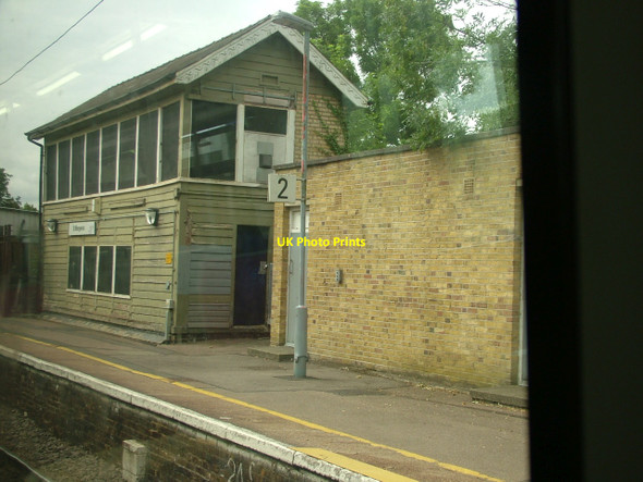 Photo 6"x4" Old signal box, St Margaret's Station St Margarets\/TL3811 c2010