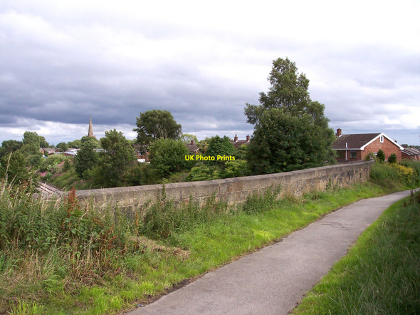 Photo 6"x4" Public Footpath crosses the Wigan to Kirkby railway at Pemberton Highfield\/SD5503 c2010