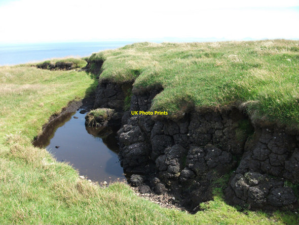 Photo 6"x4" Water eroded peat Tolstadh bho Thuath c2010