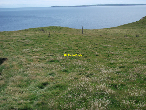 Photo 6"x4" Grassland on headland at Rubha Tholastaidh Tolstadh bho Thuath c2010