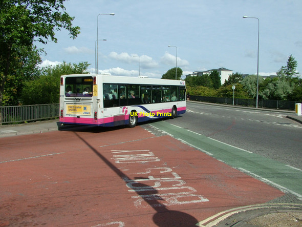 Photo 6"x4" Bus priority at the Itchen Bridge Southampton c2010