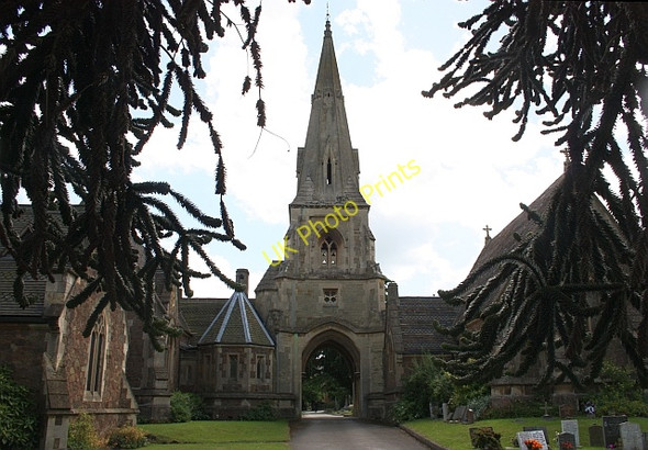 Photo 6"x4" Cemetery Chapels, Malvern Cemetery Great Malvern c2009