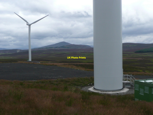 Photo 6"x4" Wind turbines Drumderg c2010