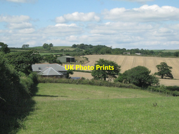 Photo 6"x4" Fields at New Barn Harberton c2010