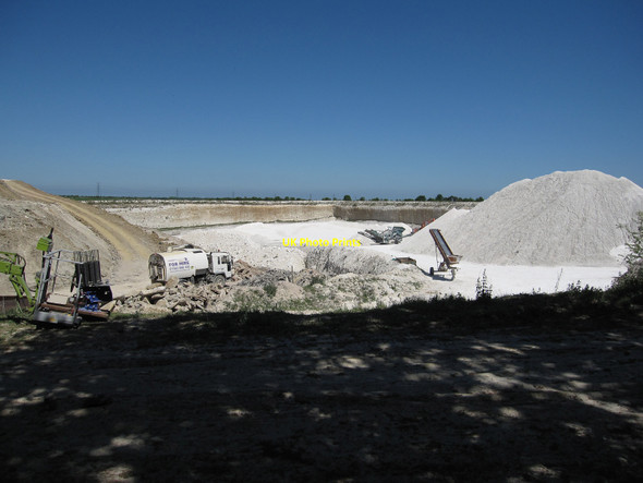 Photo 6"x4" Chalk Pit Great Wilbraham c2010