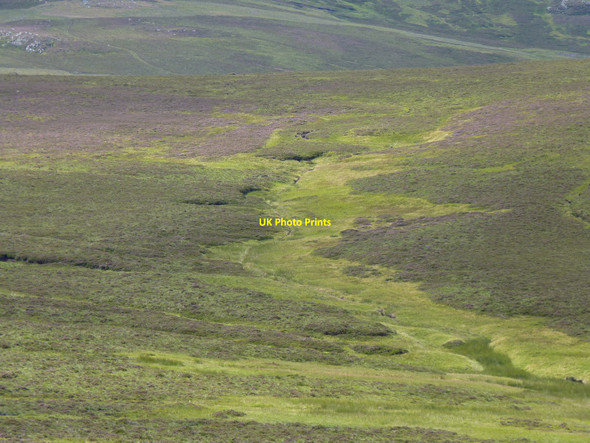Photo 6"x4" Moorland below Knockie Branar Knockie Branar c2010