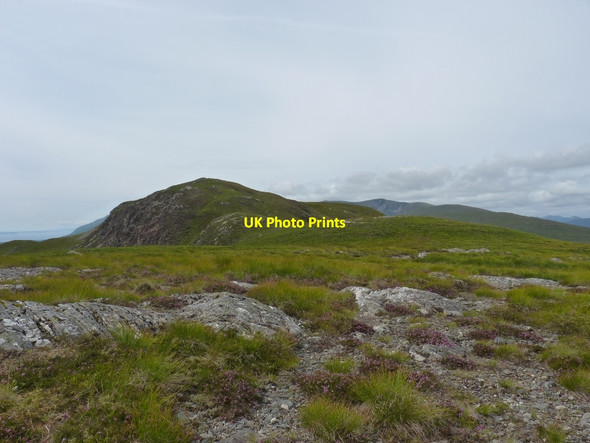 Photo 6"x4" Along ridge towards Meall an t'Slamain Trislaig c2010