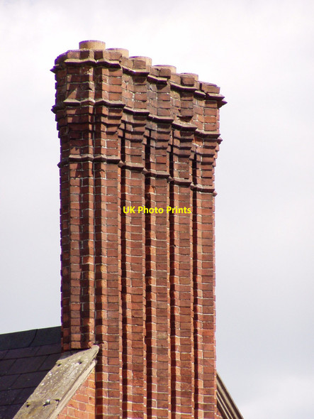 Photo 6"x4" Ingestre Stables, Staffordshire, chimneys Ingestre c2010