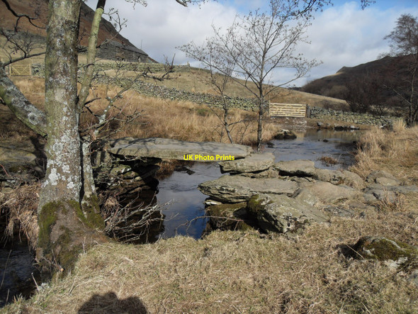 Photo 6"x4" Foot bridge over Boredale Beck Martindale c2010