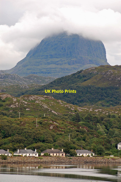 Photo 6"x4" Houses on Lochinver seafront Lochinver\/NC0922 c2010
