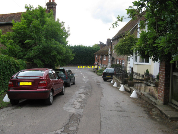 Photo 6"x4" Footpath approach to the B2138 Lower Fittleworth c2010