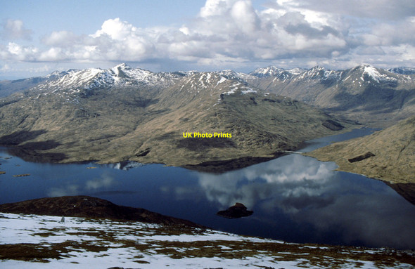 Photo 6"x4" Northern slopes of Gairich Gairich c1993