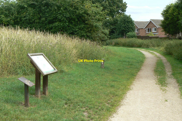 Photo 6"x4" Information board Rise Park\/SK5546 c2010