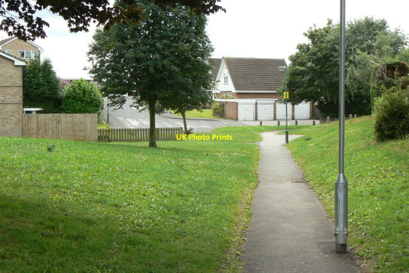 Photo 6"x4" Footpath in Top Valley Top Valley c2010
