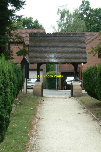 Photo 6"x4" Lych gate, Emmanuel Church Bestwood c2010