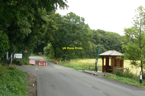 Photo 6"x4" Road closed Calverton\/SK6149 c2010