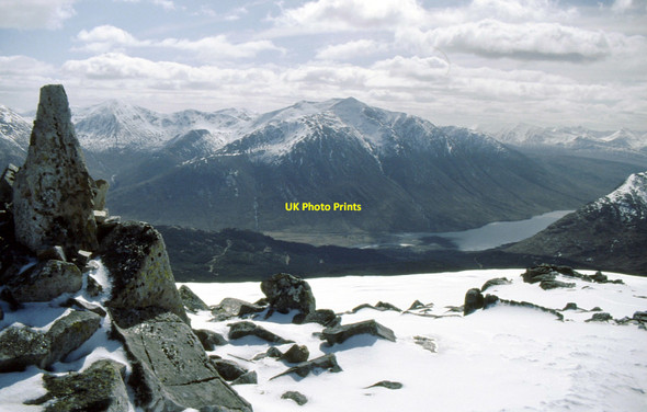 Photo 6"x4" Cairn on Point 841 Meall nan Gobhar\/NN1049 c1994