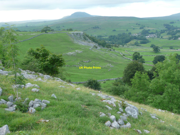 Photo 6"x4" Ribblesdale from Stack House Scar, Giggleswick Settle c2010