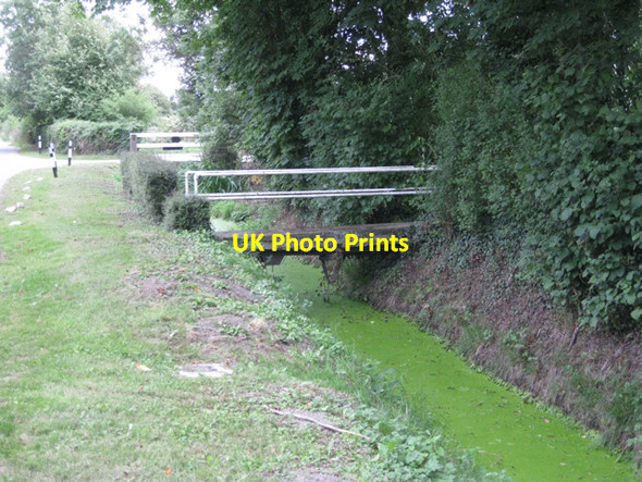 Photo 6"x4" A ditch bridged near Brick House Farm Nupdown c2010