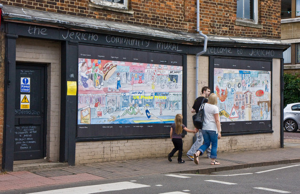 Photo 6"x4" Jericho Community Mural Oxford\/SP5106 c2010