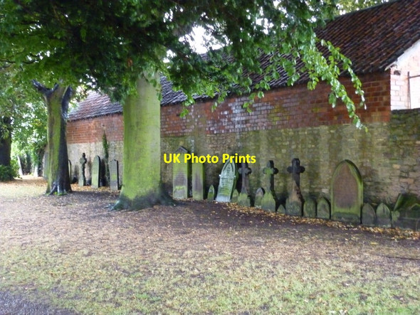 Photo 6"x4" Gravestones at All Saints Church Winterton\/SE9218 c2010