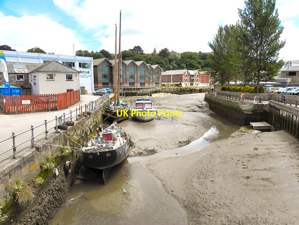 Photo 6"x4" Truro River from Kenwyn Bridge Truro c2010
