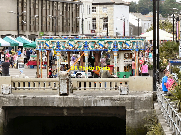 Photo 6"x4" Lemon Quay Piazza Truro c2010