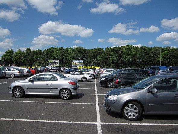 Photo 6"x4" Corley Services car park (westbound) Corley c2010