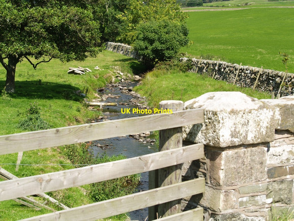 Photo 6"x4" Abbey Burn, Dundrennan. Dundrennan c2010