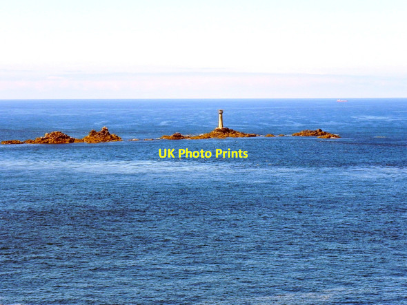 Photo 6"x4" Tal-y-Maen, Carn Bras, and Meinek (Longships) Mayon c2010