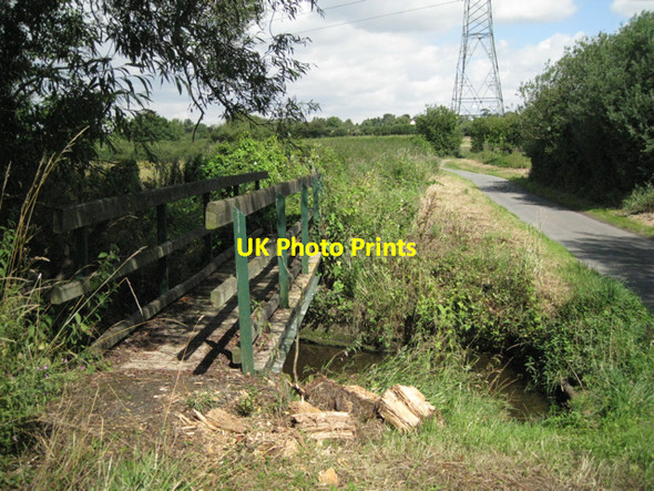 Photo 6"x4" Fernhill Lane crosses a brook Fen End\/SP2275 c2010