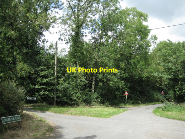 Photo 6"x4" Crossroads, Fernhill Lane and Longbrook Lane Fen End\/SP2275 c2010