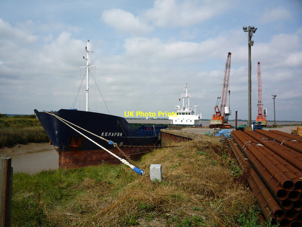 Photo 6"x4" Old Ferry Wharf, Barrow Haven Barrow Haven c2010