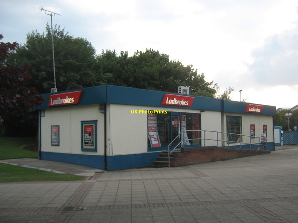 Photo 6"x4" Ladbrokes Betting Shop at Tamworth Services Tamworth c2010