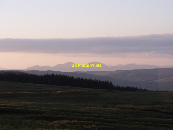 Photo 6"x4" Lunch Knowes in the gloaming Balmalloch\/NS7078 c2010