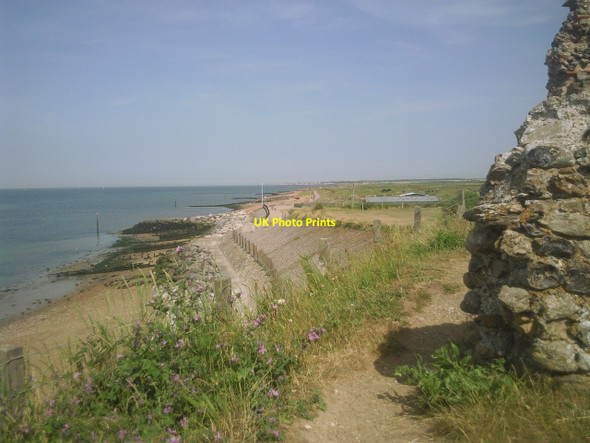 Photo 6"x4" Seashore at Reculver Reculver c2010