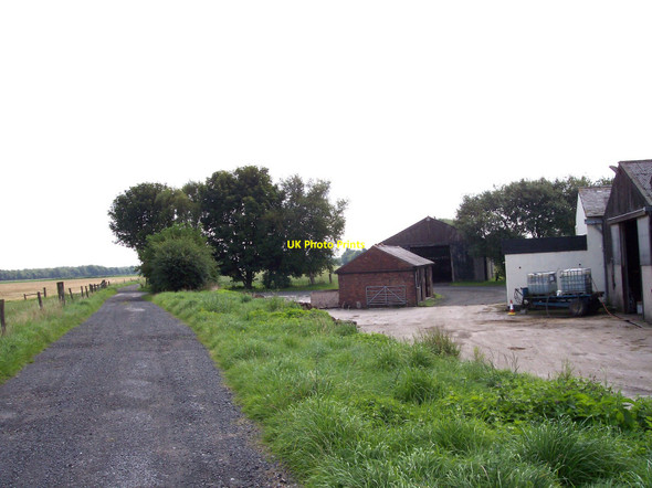 Photo 6"x4" Farm track passes farm at Wild Goose Slack Barrow Nook c2010