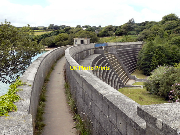 Photo 6"x4" Argal Reservoir Dam Penryn c2010