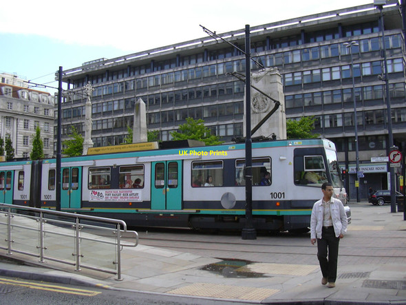 Photo 6"x4" Tram Stop, St Peter's Square Manchester c2010