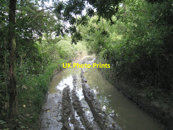 Photo 6"x4" Unclassified county road west of Barston Barston c2010