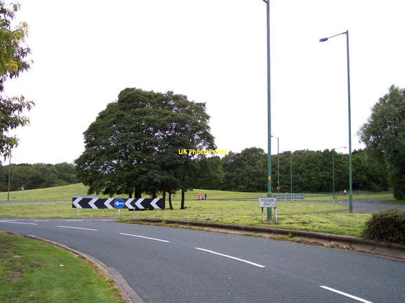 Photo 6"x4" Roundabout on Tanhouse Road Skelmersdale c2010
